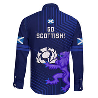 Scotland Rugby Family Matching Off Shoulder Long Sleeve Dress and Hawaiian Shirt 2023 Go Scottish - Wonder Print Shop