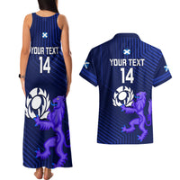 Custom Scotland Rugby Couples Matching Tank Maxi Dress and Hawaiian Shirt 2023 Go Scottish - Wonder Print Shop