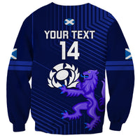 Custom Scotland Rugby Sweatshirt 2023 Go Scottish - Wonder Print Shop