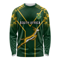 South Africa Rugby Long Sleeve Shirt 2023 Go Champions World Cup Springboks - Wonder Print Shop