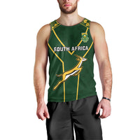 South Africa Rugby Men Tank Top 2023 Go Champions World Cup Springboks - Wonder Print Shop