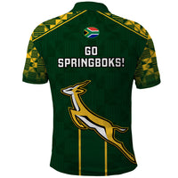 South Africa Rugby Polo Shirt 2023 Go Springboks World Cup - Wonder Print Shop