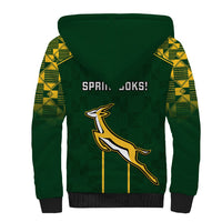 South Africa Rugby Sherpa Hoodie 2023 Go Champions World Cup Springboks - Wonder Print Shop