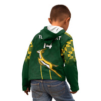 Custom South Africa Rugby Kid Hoodie 2023 Go Champions World Cup Springboks - Wonder Print Shop