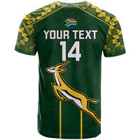 Custom South Africa Rugby T Shirt 2023 Go Springboks World Cup - Wonder Print Shop