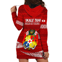 Tonga Rugby Hoodie Dress 2023 Ikale Tahi Tongan Ngatu Pattern - Wonder Print Shop
