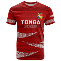 Tonga Rugby T Shirt 2023 Ikale Tahi Tongan Ngatu Pattern - Wonder Print Shop