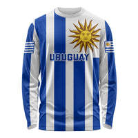 Uruguay Rugby Long Sleeve Shirt Go Los Teros Flag Style - Wonder Print Shop