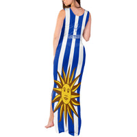 Uruguay Rugby Tank Maxi Dress Go Los Teros Flag Style - Wonder Print Shop