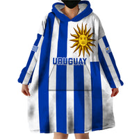 Uruguay Rugby Wearable Blanket Hoodie Go Los Teros Flag Style - Wonder Print Shop