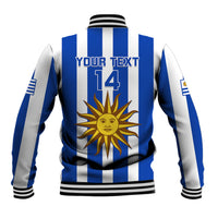 Custom Uruguay Rugby Baseball Jacket Go Los Teros Flag Style - Wonder Print Shop