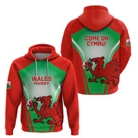 Wales Rugby Hoodie 2023 Come On Cymru Champions World Cup - Wonder Print Shop