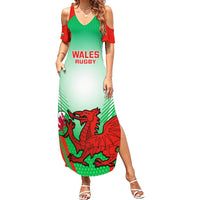 Wales Rugby Summer Maxi Dress 2023 Come On Cymru Champions World Cup - Wonder Print Shop