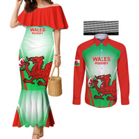 custom-wales-rugby-couples-matching-mermaid-dress-and-long-sleeve-button-shirts-2023-come-on-cymru-champions-world-cup