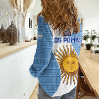 Argentina Rugby Women Casual Shirt 2023 Go Champions Los Pumas World Cup - Wonder Print Shop