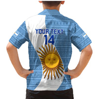 Custom Argentina Rugby Family Matching Mermaid Dress and Hawaiian Shirt 2023 Go Champions Los Pumas World Cup - Wonder Print Shop
