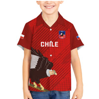Chile Rugby Family Matching Mermaid Dress and Hawaiian Shirt 2023 Los Condores Grunge Style - Wonder Print Shop