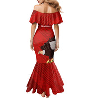 Chile Rugby Mermaid Dress 2023 Los Condores Grunge Style - Wonder Print Shop