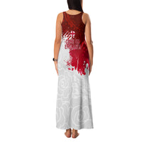 England Rugby Family Matching Tank Maxi Dress and Hawaiian Shirt 2023 Go Champions World Cup Red Rose - Wonder Print Shop