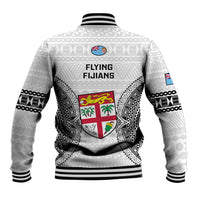 Fiji Rugby Baseball Jacket 2023 Go Champions World Cup Fijian Tapa Pattern - Wonder Print Shop