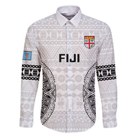 Custom Fiji Rugby Family Matching Long Sleeve Bodycon Dress and Hawaiian Shirt 2023 Go Champions World Cup Fijian Tapa Pattern - Wonder Print Shop