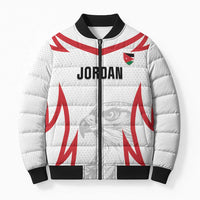 Jordan Football Custom Bomber Puffer Jacket Go The Chivalrous Ones - Wonder Print Shop