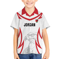 Jordan Football Custom Family Matching Off Shoulder Maxi Dress and Hawaiian Shirt Go The Chivalrous Ones - Wonder Print Shop