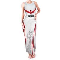 Jordan Football Custom Family Matching Tank Maxi Dress and Hawaiian Shirt Go The Chivalrous Ones - Wonder Print Shop