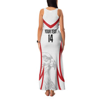 Jordan Football Custom Family Matching Tank Maxi Dress and Hawaiian Shirt Go The Chivalrous Ones - Wonder Print Shop
