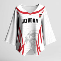 Jordan Football Custom Kimono Sleeve Blouse Go The Chivalrous Ones - Wonder Print Shop