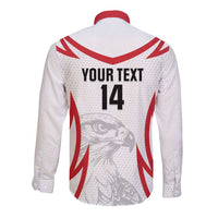 Jordan Football Custom Long Sleeve Button Shirt Go The Chivalrous Ones - Wonder Print Shop