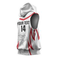 Jordan Football Custom Sleeveless Hoodie Go The Chivalrous Ones - Wonder Print Shop