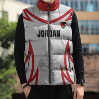 Jordan Football Custom Sleeveless Puffer Jacket Go The Chivalrous Ones - Wonder Print Shop