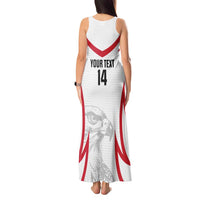 Jordan Football Custom Tank Maxi Dress Go The Chivalrous Ones - Wonder Print Shop