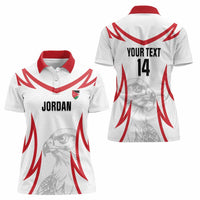Jordan Football Custom Women Polo Shirt Go The Chivalrous Ones - Wonder Print Shop