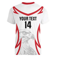 Jordan Football Custom Women V-Neck T-Shirt Go The Chivalrous Ones - Wonder Print Shop