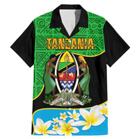 Personalised Tanzania Independence Day Family Matching Mermaid Dress and Hawaiian Shirt Heri ya Siku ya Uhuru African Pattern - Wonder Print Shop