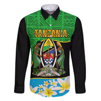 Personalised Tanzania Independence Day Family Matching Short Sleeve Bodycon Dress and Hawaiian Shirt Heri ya Siku ya Uhuru African Pattern - Wonder Print Shop