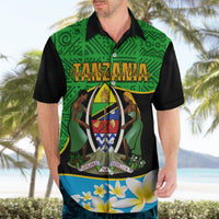 Personalised Tanzania Independence Day Hawaiian Shirt Heri ya Siku ya Uhuru African Pattern - Wonder Print Shop