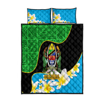 Personalised Tanzania Independence Day Quilt Bed Set Heri ya Siku ya Uhuru African Pattern - Wonder Print Shop