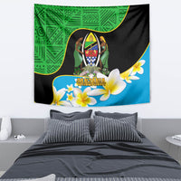 Personalised Tanzania Independence Day Tapestry Heri ya Siku ya Uhuru African Pattern - Wonder Print Shop