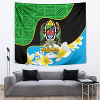 Personalised Tanzania Independence Day Tapestry Heri ya Siku ya Uhuru African Pattern - Wonder Print Shop
