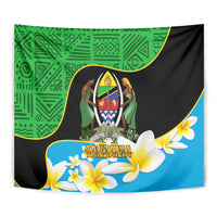 Personalised Tanzania Independence Day Tapestry Heri ya Siku ya Uhuru African Pattern - Wonder Print Shop