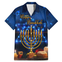 Personalised Hanukkah Family Matching Mermaid Dress and Hawaiian Shirt Menorah Happy Jewish Holiday - Wonder Print Shop