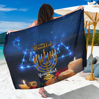 Personalised Hanukkah Sarong Menorah Happy Jewish Holiday - Wonder Print Shop