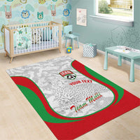 Iran Football Custom Area Rug Come On Team Melli Cheetah - Wonder Print Shop