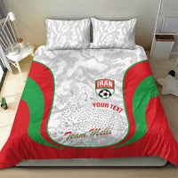 Iran Football Custom Bedding Set Come On Team Melli Cheetah - Wonder Print Shop