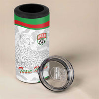 Iran Football Custom 4 in 1 Can Cooler Tumbler Come On Team Melli Cheetah - Wonder Print Shop