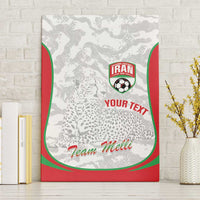Iran Football Custom Canvas Wall Art Come On Team Melli Cheetah - Wonder Print Shop