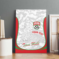 Iran Football Custom Canvas Wall Art Come On Team Melli Cheetah - Wonder Print Shop